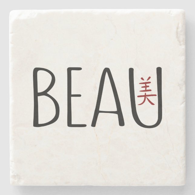 Posavasos De Piedra Beau (Anverso)