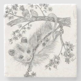 Posavasos De Piedra Bebé de piedra de Possum