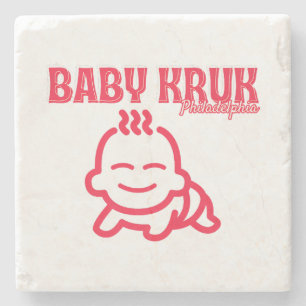 Posavasos De Piedra Bebé Divertido Kruk Philadelphia Premium