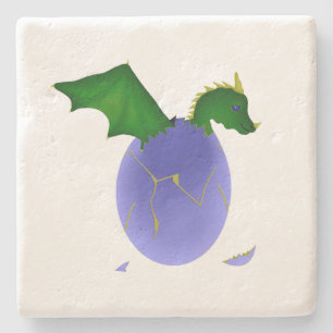 Posavasos De Piedra Bebé Dragon Stone Coaster