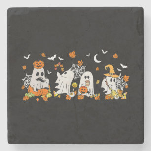 Posavasos De Piedra Beber café dulce fantasma Halloween Fall Ghost Bo
