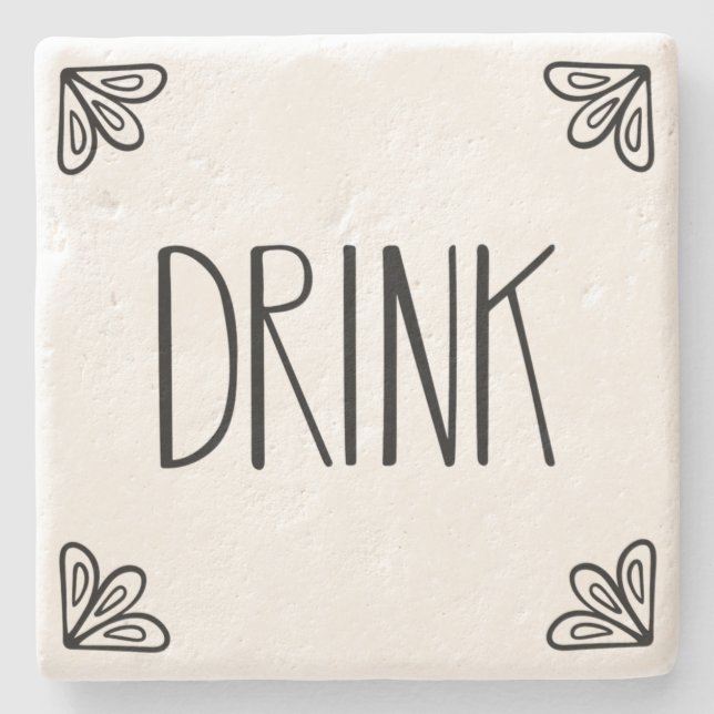 Posavasos De Piedra BEBIDA - Montaña rusa de piedra (Anverso)