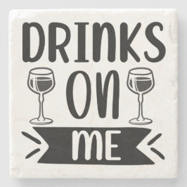 Posavasos De Piedra Bebidas Sobre Mí