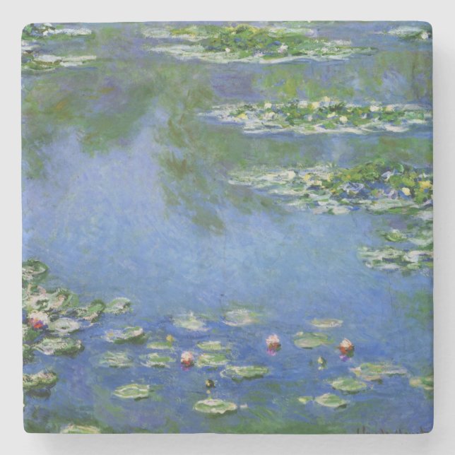Posavasos De Piedra Bella Artes Monet Water Lilies (1906) (Anverso)