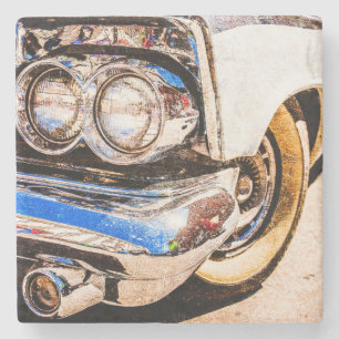 Posavasos De Piedra Belleza clásica del coche