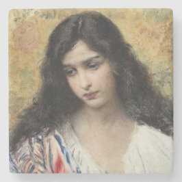 Posavasos De Piedra Belleza rusa (por Konstantin Makovsky)
