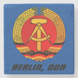 Posavasos De Piedra Berlín, DDR - República Democrática Alemana