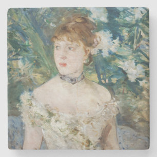 Posavasos De Piedra Berthe Morisot - Joven muchacha con traje de baile