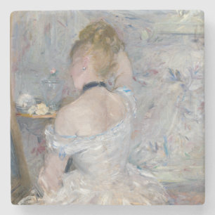 Posavasos De Piedra Berthe Morisot - Mujer en su tocador