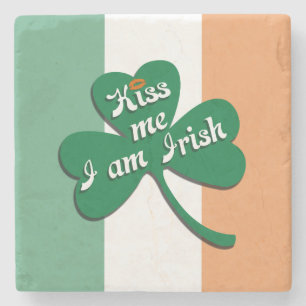 Posavasos De Piedra Bésame soy irlandés