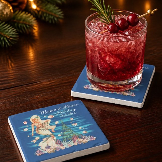 Posavasos De Piedra Besos de Sirena, Deseos Navideños (Subido por el creador)