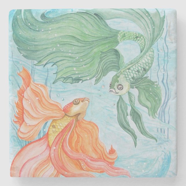 Posavasos De Piedra Betta Dance (Anverso)