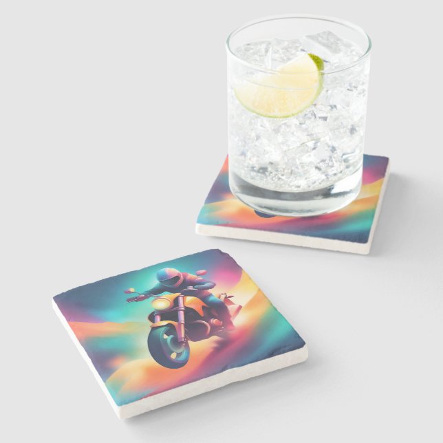 Posavasos De Piedra bicicleta (Lateral)