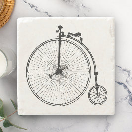 Posavasos De Piedra Bicicleta Antigüa