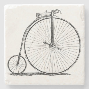 Posavasos De Piedra Bicicleta de rueda alta Penny Farthing