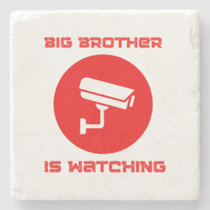 Posavasos De Piedra Big Brother is Watching  1984 ingsoc