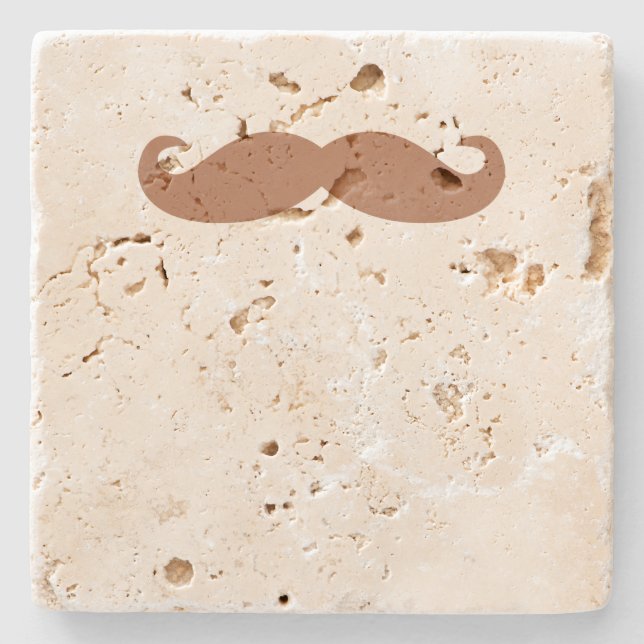 Posavasos De Piedra bigote único (Anverso)