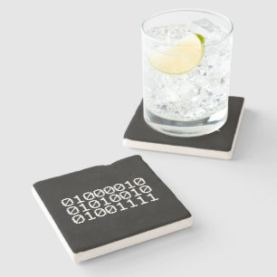 POSAVASOS DE PIEDRA BINARY BRO
