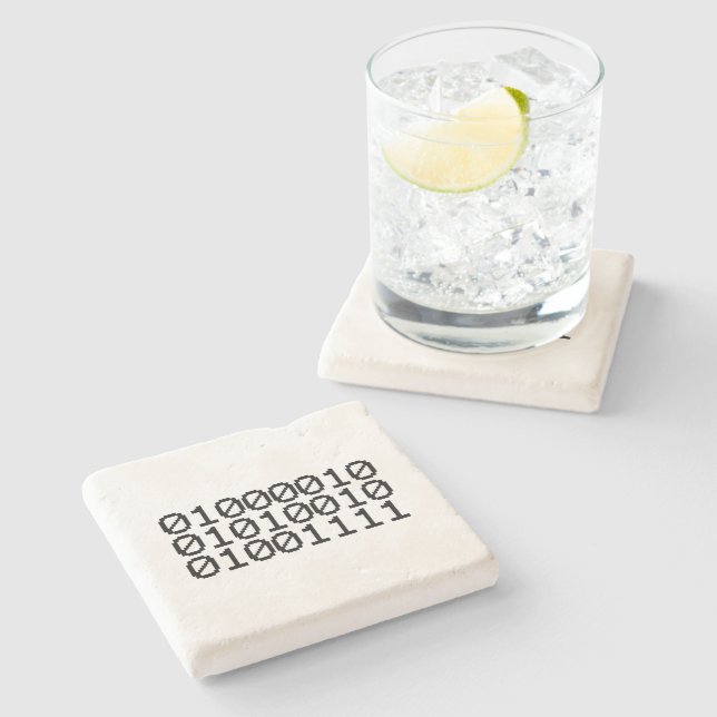 POSAVASOS DE PIEDRA BINARY BRO (Lateral)