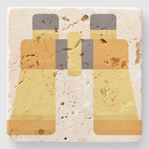 Posavasos De Piedra Binoculares