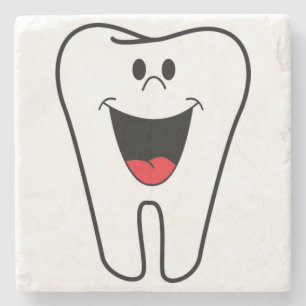 POSAVASOS DE PIEDRA "BITE ME" TOOTH