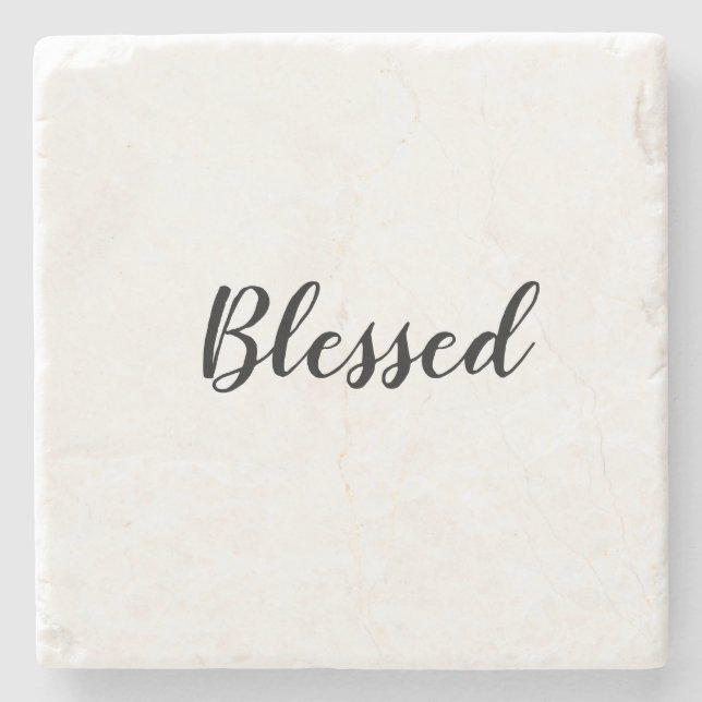 Posavasos De Piedra Blessed coaster (Anverso)