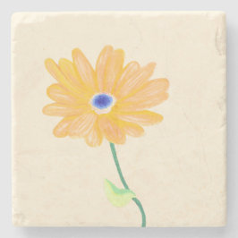 Posavasos De Piedra Bloom dorado