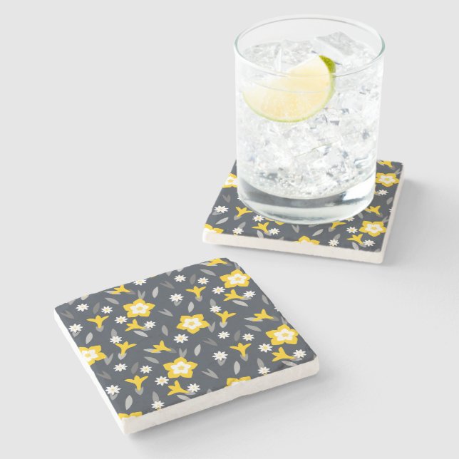 Posavasos De Piedra Bloom nocturno (Lateral)