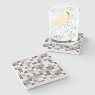 Posavasos De Piedra Bloques geniales, colores elegantes