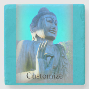 Posavasos De Piedra Blue Buddha Thunder_Cove