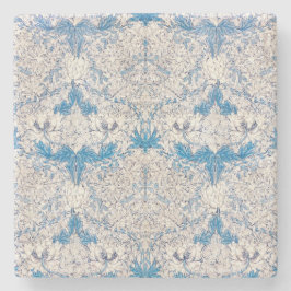 Posavasos De Piedra Blue Honeysuckle (por William Morris)