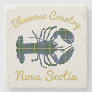 Posavasos De Piedra Bluenose Country N.S.Tartan Lobster