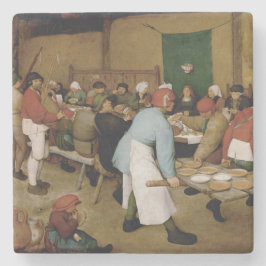 Posavasos De Piedra Boda campesina de Pieter Bruegel la anciano