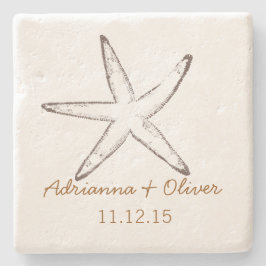 Posavasos De Piedra Boda Nautical Starfish