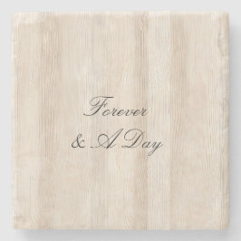 Posavasos De Piedra Boda Rustic Faux Cream White Wood