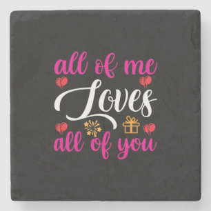 Posavasos De Piedra Boda Todo De Mí Amores Todo De Ti
