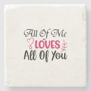 Posavasos De Piedra Boda Todo De Mí Amores Todo De Ti