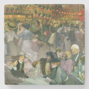 Posavasos De Piedra Bola el el 14 de julio