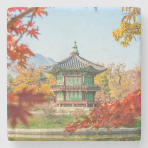 Posavasos De Piedra Bonita pagoda Gyeongbokgung Seúl Corea