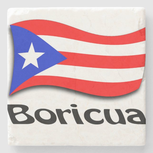 Posavasos De Piedra Boricua (Anverso)