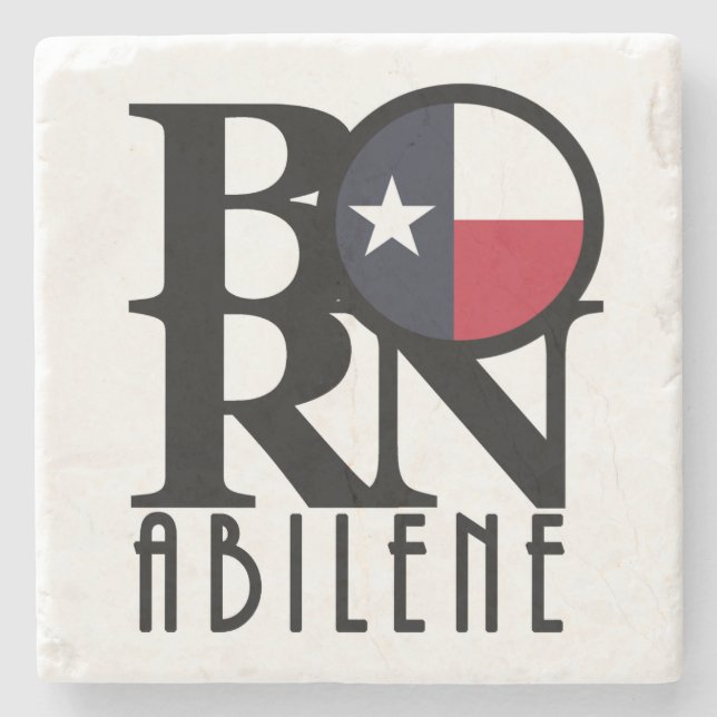 Posavasos De Piedra BORN Abilene Texas (Anverso)