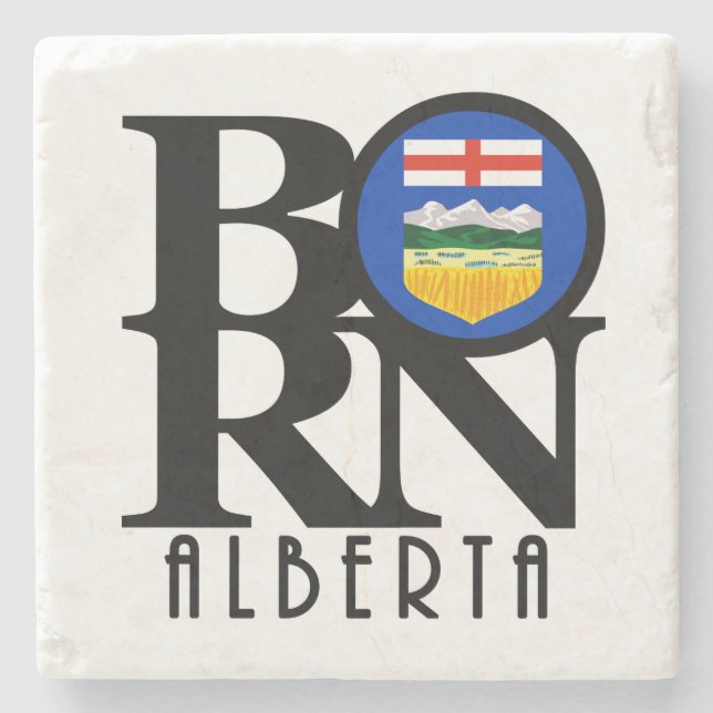 Posavasos De Piedra BORN Alberta (Anverso)