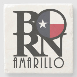 Posavasos De Piedra BORN Amarillo Texas
