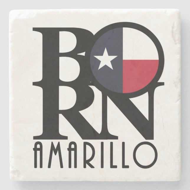 Posavasos De Piedra BORN Amarillo Texas (Anverso)
