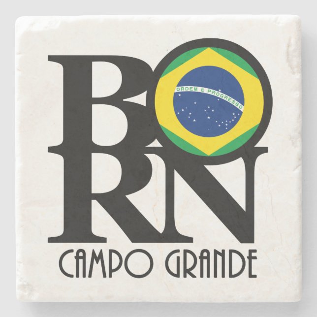 Posavasos De Piedra BORN Campo Grande (Anverso)