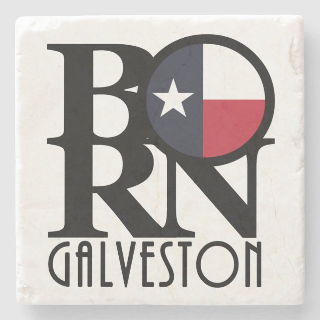 Posavasos De Piedra BORN Galveston (Anverso)