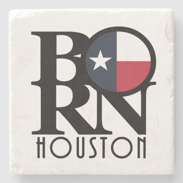 Posavasos De Piedra BORN Houston Stone Coaster (Anverso)