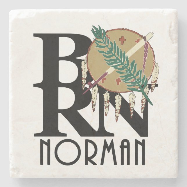 Posavasos De Piedra BORN Norman Oklahoma (Anverso)