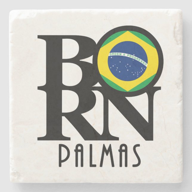 Posavasos De Piedra BORN Palmas Brasil (Anverso)