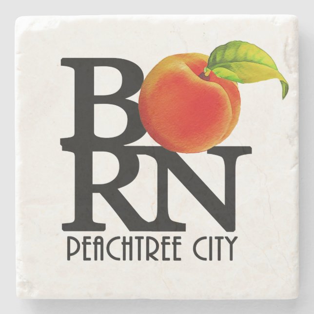 Posavasos De Piedra BORN Peachtree City Georgia (Anverso)